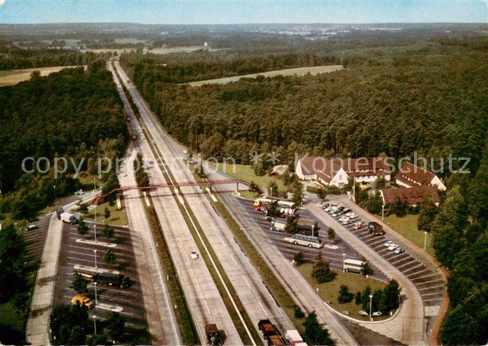 Guetersloh BAB Rasthaus Hotel Fliegeraufnahme