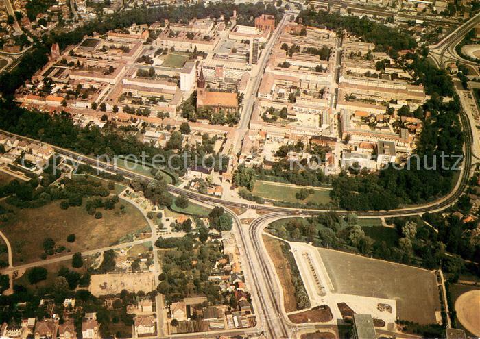 Neubrandenburg Stadtkern Fliegeraufnahme