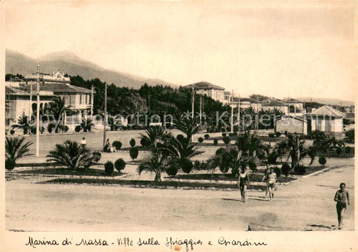 Marina di Massa IT Ville sulla Spiaggia e Giardini