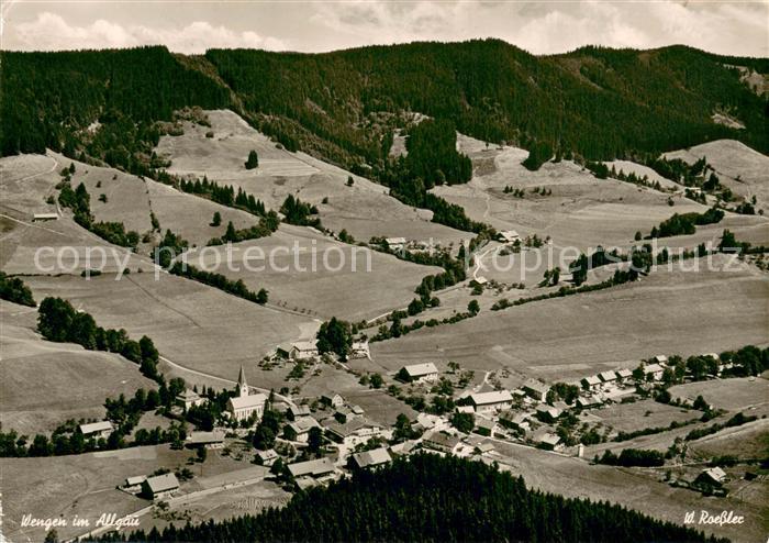 Wengen Kempten Allgaeu Fliegeraufnahme