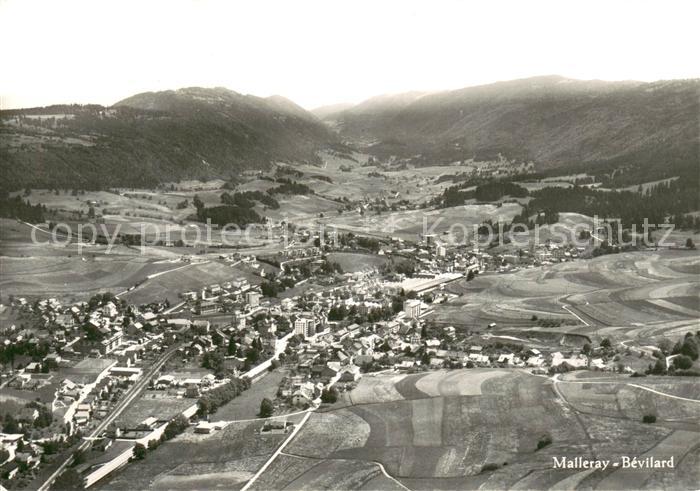 Malleray-Bevilard Fliegeraufnahme
