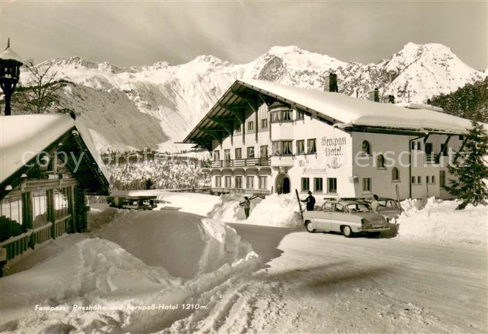 Fernpass Reutte Passhoehe und Fernpass Hotel