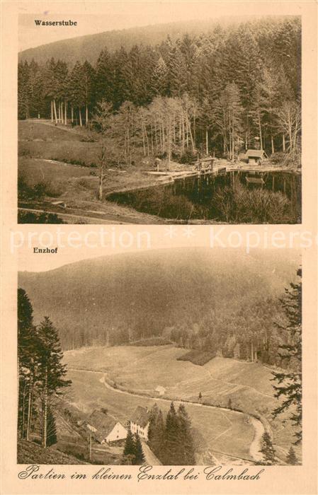 Calmbach Enz Enztal Wasserstube u. Enzhof