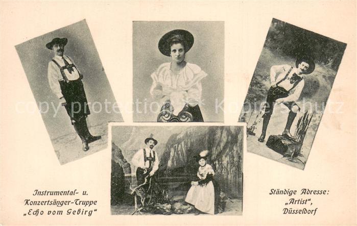 DuessELDORF  CITY Instrumental- u. Konzertsaenger-Truppe Echo vom Gebirge