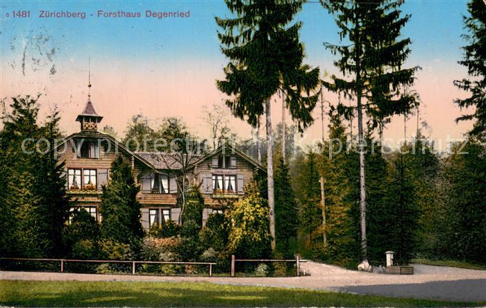 Zuerichberg ZH Forsthaus Degenried