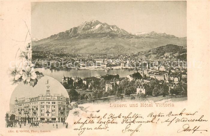 Luzern LU Luzern u. Hotel Victoria