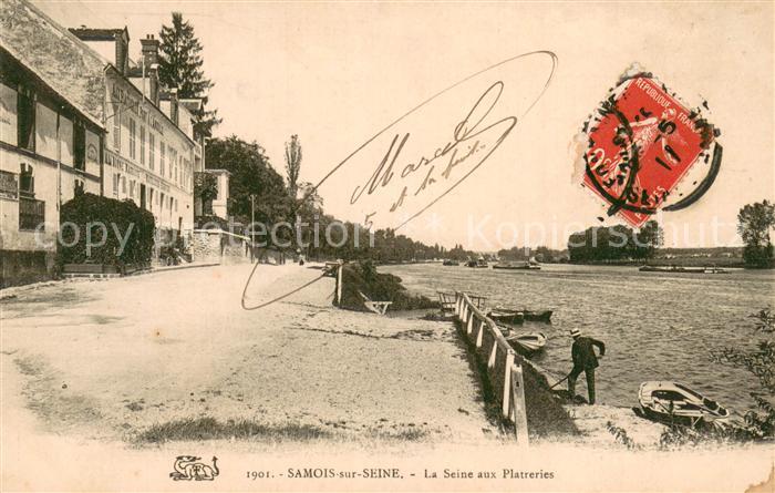 Samois-sur-Seine 77 La Seine aux Platreries