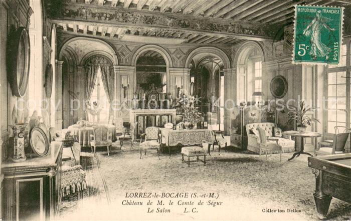 Lorrez-le-Bocage-Preaux 77 Le Saon de Chateau de M. le Compte de Segut