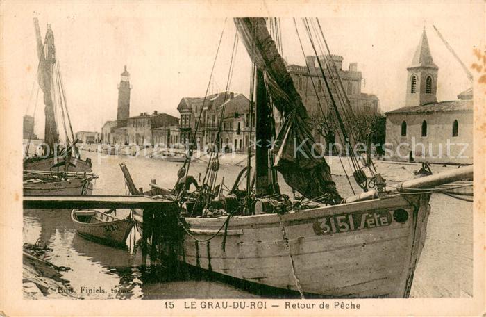 Le Grau-du-Roi 30 Gard Retour de Peche