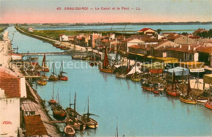 Grau-du-Roi Le Canal et le Pont