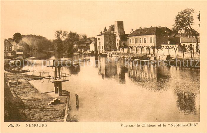 Nemours 77 Le Chateau et le Neptune-Club
