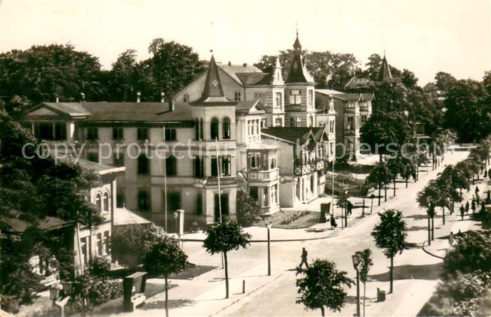 Zinnowitz Ostseebad Strasse zum Strand m. Ferienheim