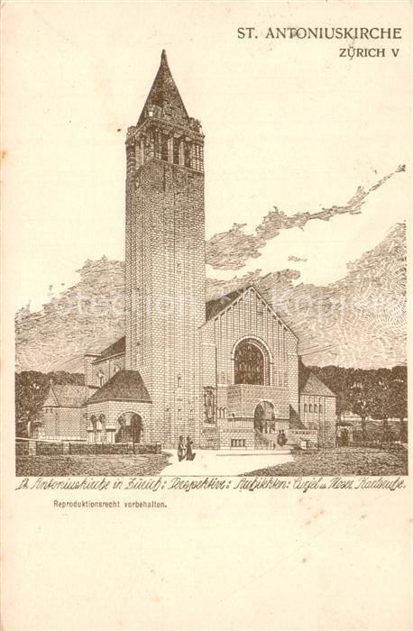 Zuerich ZH St. Antoniuskirche