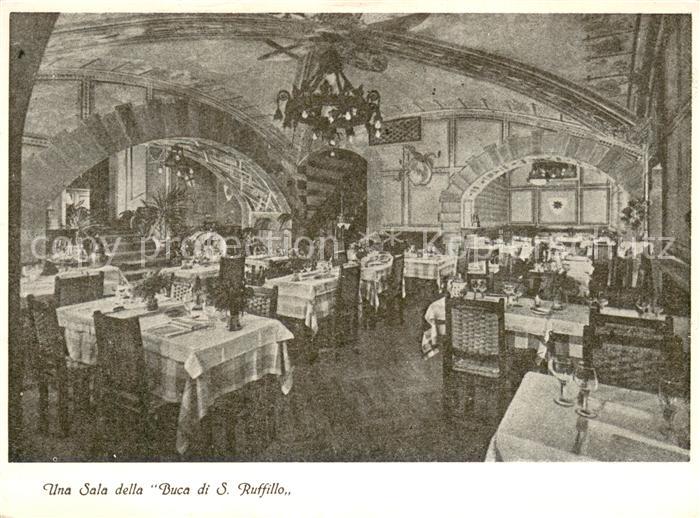 Florenz Firenze Restaurant Buca S. Ruffillo Innenansicht