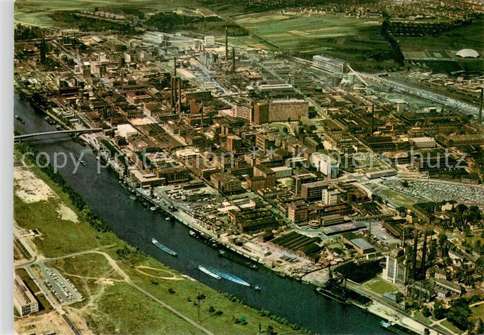 Frankfurt Main Fliegeraufnahme Farbwerke Hoechst AG