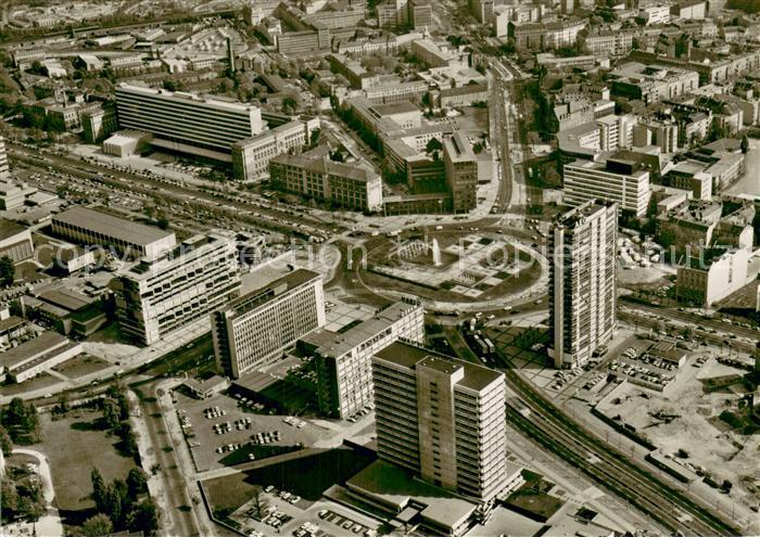 BERLIN  CITY Fliegeraufnahme Ernst-Reuter-Platz Strasse-d.-17.-Juli