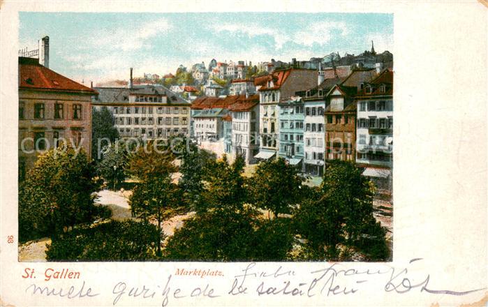 St Gallen SG Marktplatz