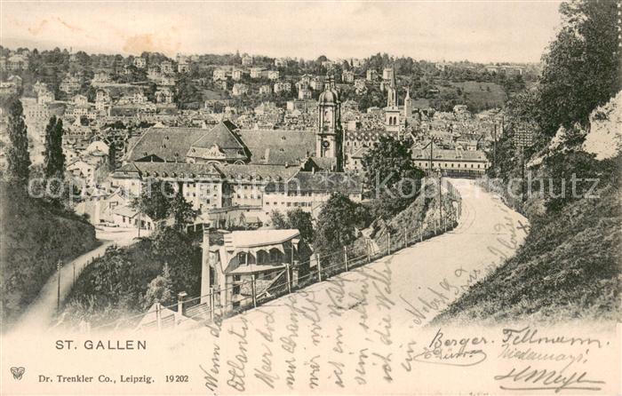 St Gallen SG Stadtpanorama