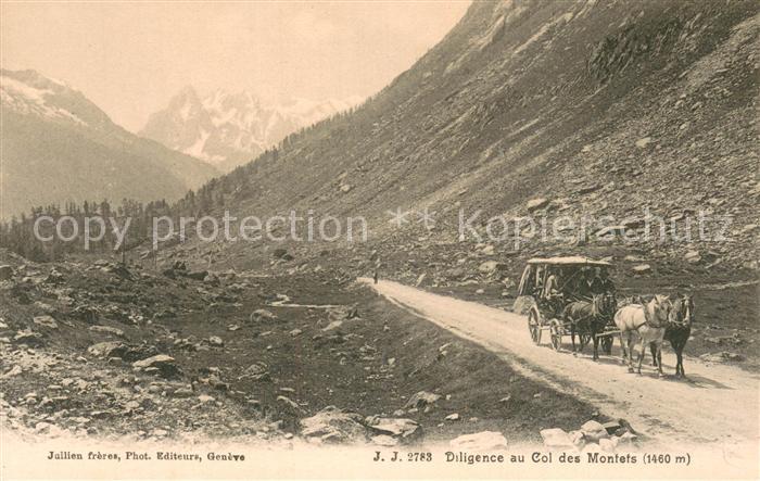 Col des Montets Diligence au Col des Montets Alpes