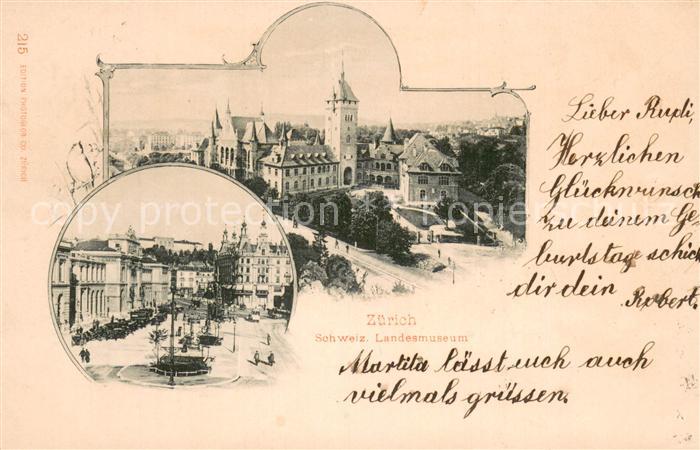 Zuerich ZH Schweizer Landesmuseum