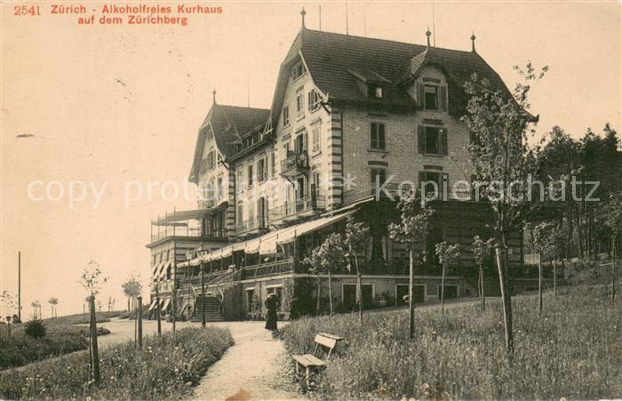 Zuerich ZH Alkoholfreies Kurhaus auf dem Zuerichberg
