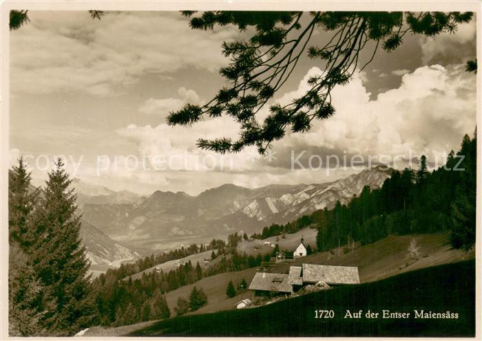 Ems Domat GR Auf der Emser Maiensaess