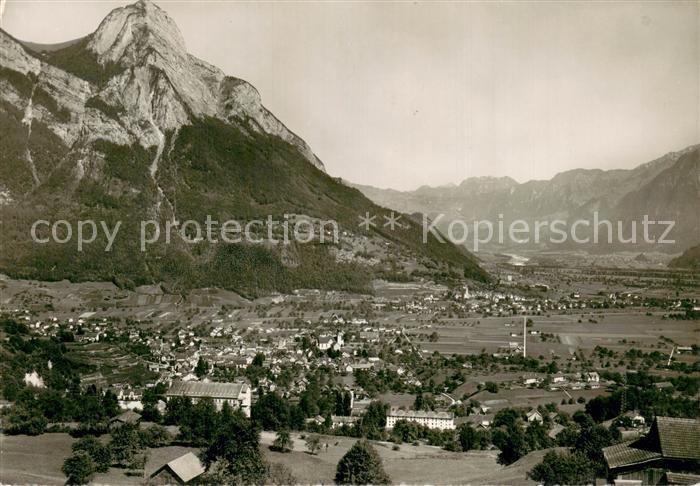 Mels mit Gonzen Sargans und Rheintal