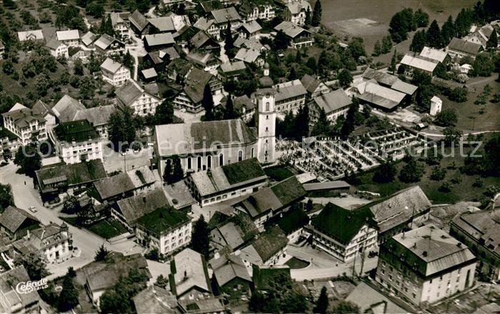 Scheidegg Allgaeu Fliegeraufnahme