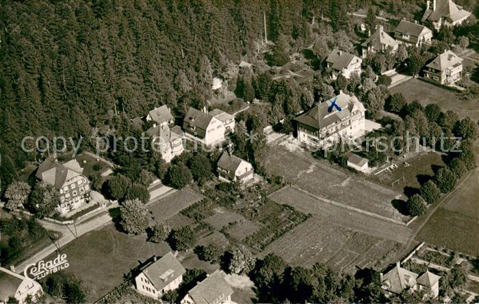 Koenigsfeld Schwarzwald Fliegeraufnahme Teilansicht