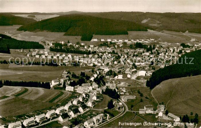 Furtwangen Fliegeraufnahme Gesamtansicht