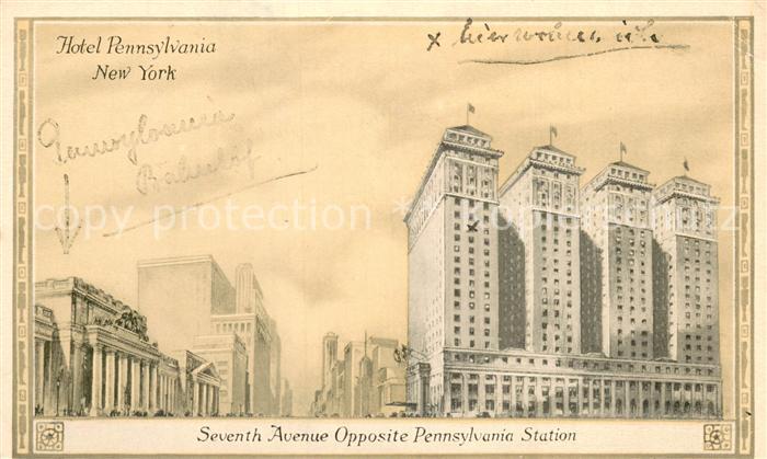 New York City Hotel Pennsylvania Seventh Avenue