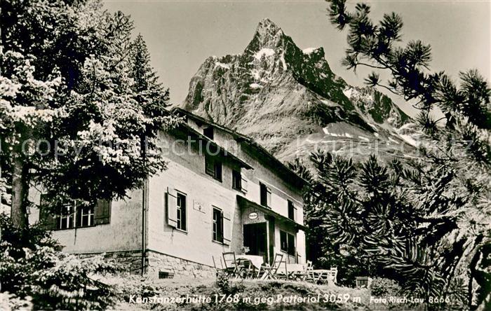 Konstanzerhuette 1768m Patteriol AT Aussenansicht m. Patteriol
