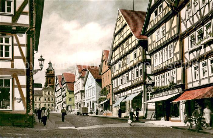 Bad Wildungen Brunnenstrasse Fachwerkhaeuser