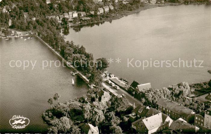 Ratzeburg Schleswig-Holstein Fliegeraufnahme Inselstadt