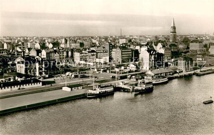KIEL  CITY Fliegeraufnahme Hafen am Bahnhof