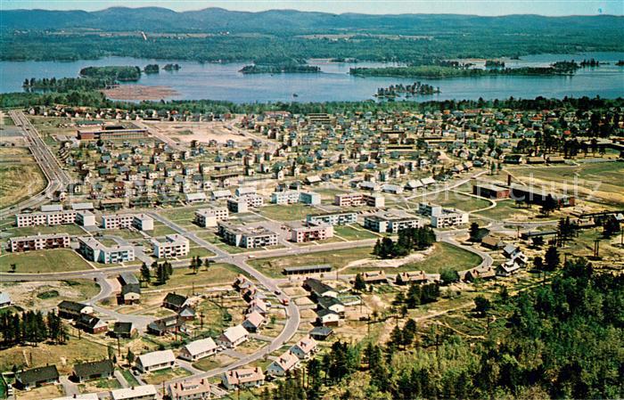 Camp Petawawa Ontario Canada Fliegeraufnahme Permament married quaters with Otta