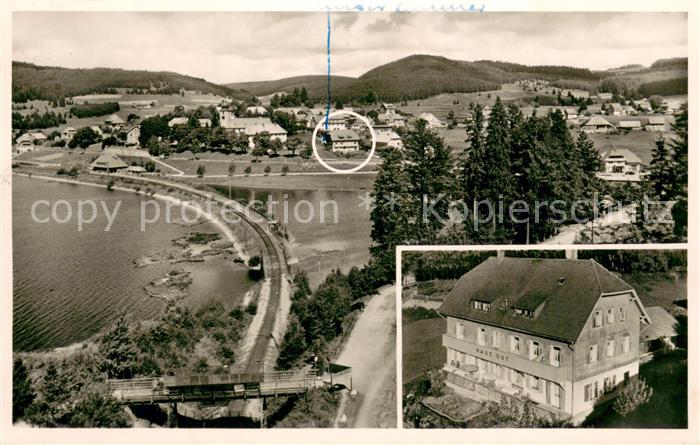 Schluchsee Fremdenheim Gut AUssenansicht m. See