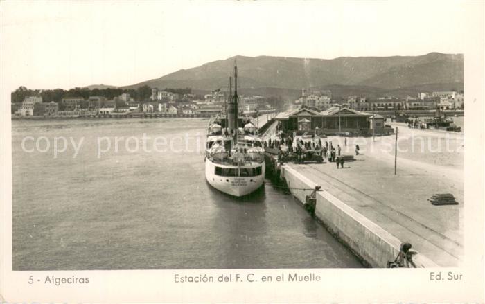 Algeciras Andalucia Estacion del F.C. en el Muelle