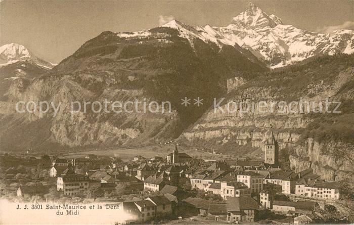 Saint Maurice VS Saint-Maurice et le Dent du Midi