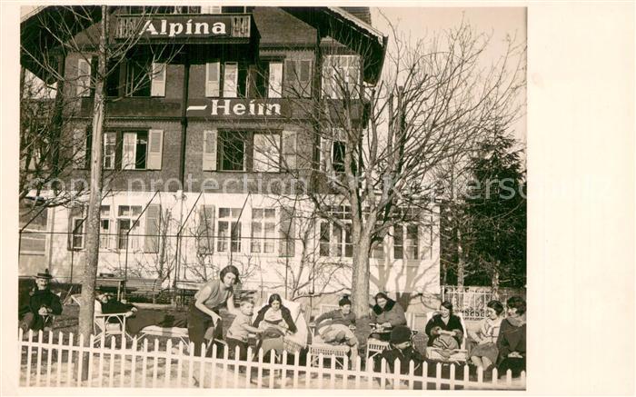 Adelboden Alpina Heim Aussenansicht m.Partie a. Sonnenbaden