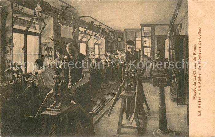 La Chaux-de-Fonds NE Musee - Un Atelier de Monteurs de boites