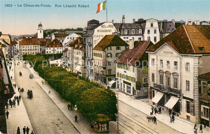 La Chaux-de-Fonds NE Rue Leopold Robert Theatre