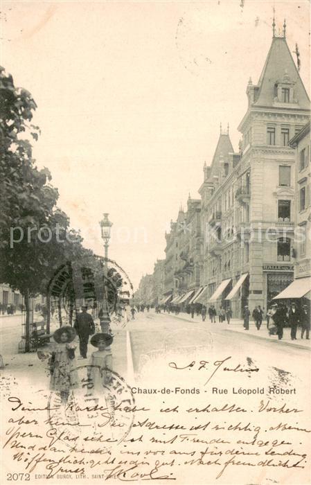 La Chaux-de-Fonds NE Rue Leopold Robert