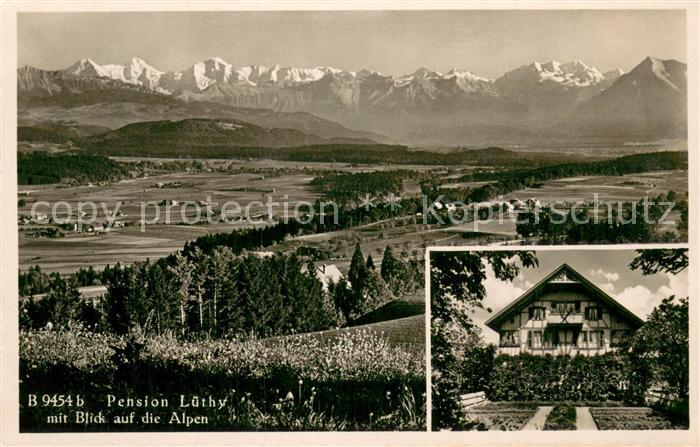 Belpberg Muensingen Pension Luethi m. Alpen-Panorama