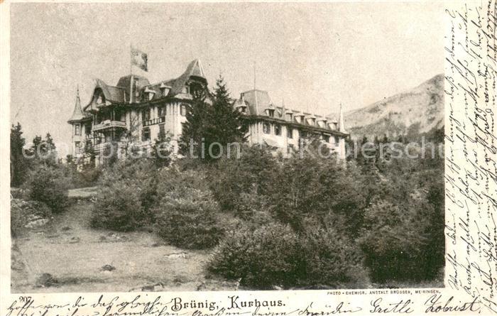 Bruenig BE Kurhaus Aussenansicht