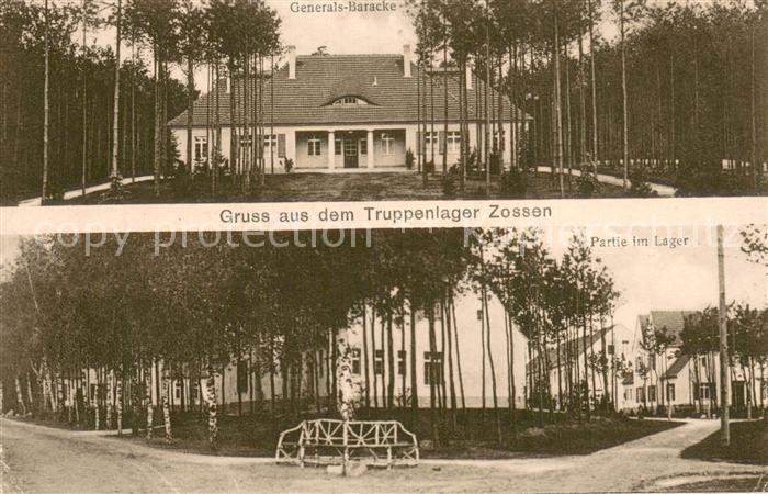 Zossen Brandenburg Truppenlager Zossen Generals-Baracke Feldpost