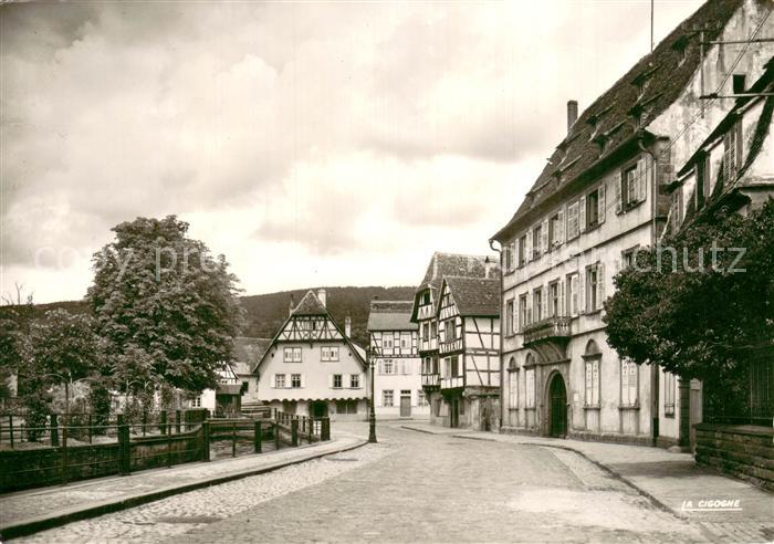 Wissembourg Weissenburg Alsace Quai Anselmann et Maison Vogelsberger Fachwerkhae