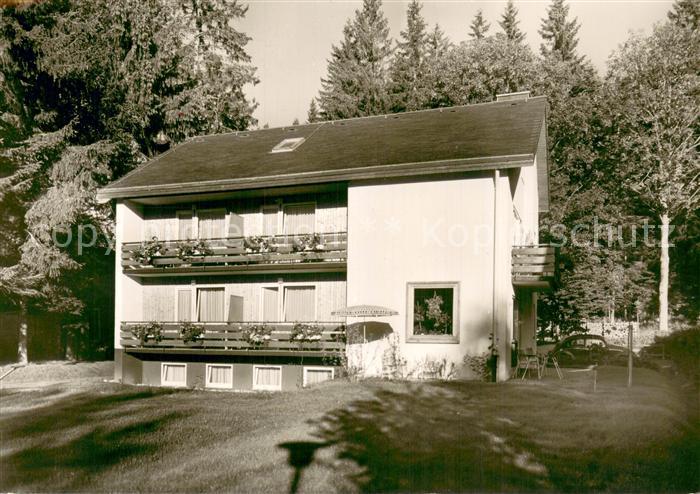 Hinterzarten Breisgau-Hochschwarzwald BW Gaestehaus Waldeck Aussenansicht