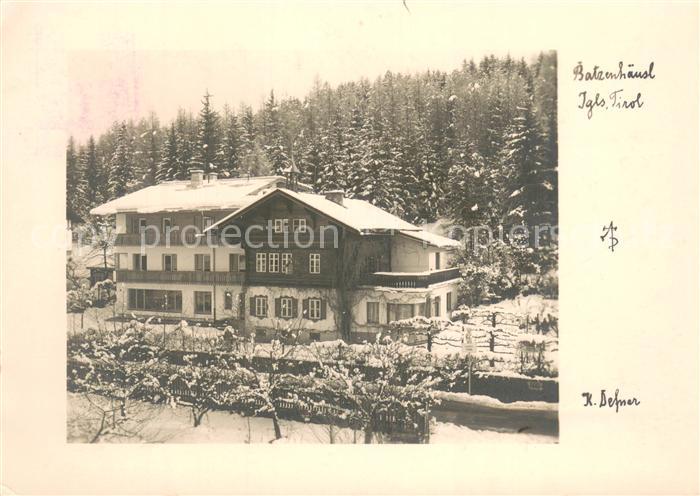 Igls Tirol Batzenhaeusl Winter Schnee