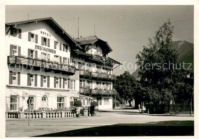 GARMISCH-PARTENKIRCHEN Bayern Hotel Drei Mohren Aussenansicht